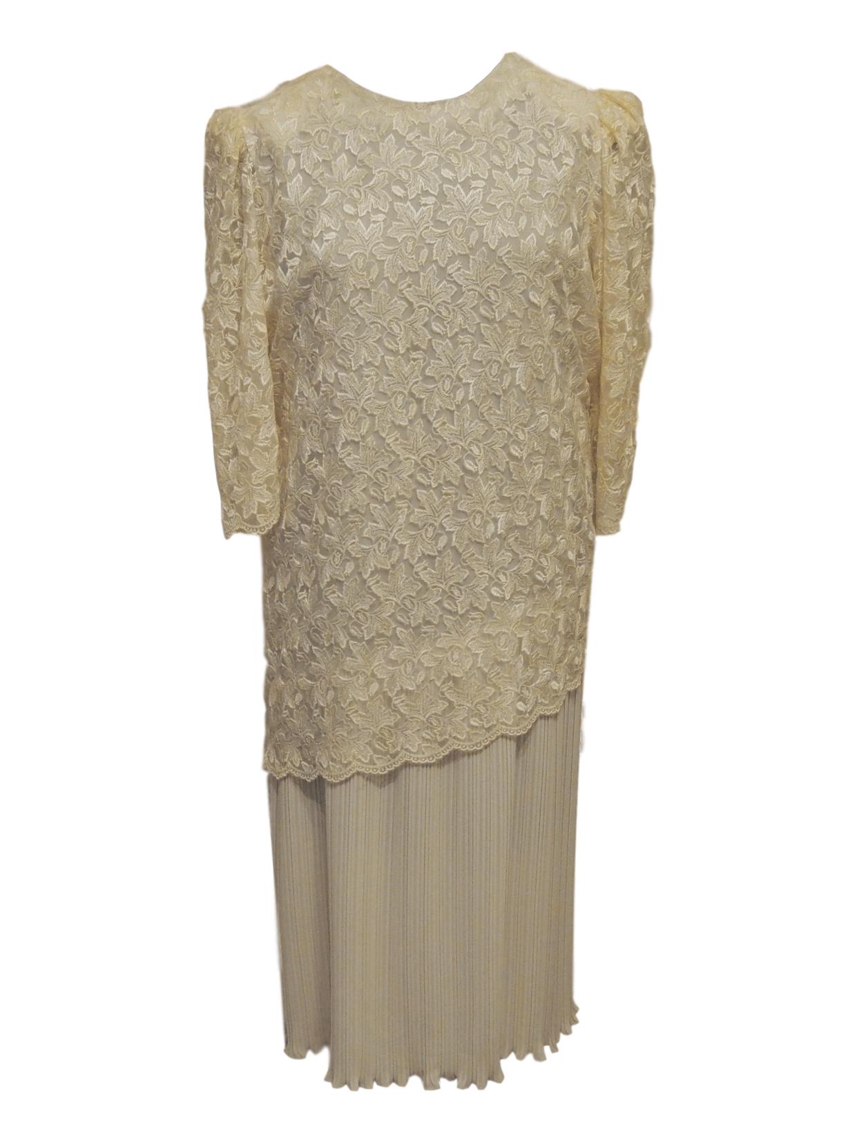 Gatsby Drop-Waist Vintage Wedding Dress | Lucille | Vintage Aisle